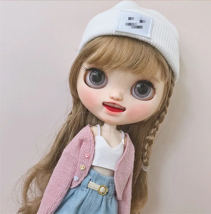 Новые кукла 1/6 брюки blyth жилет ob24 кардиган кукольный наряд(Fit blyth, ob24, pullip, azone, licca, ICY, кукла 1/6