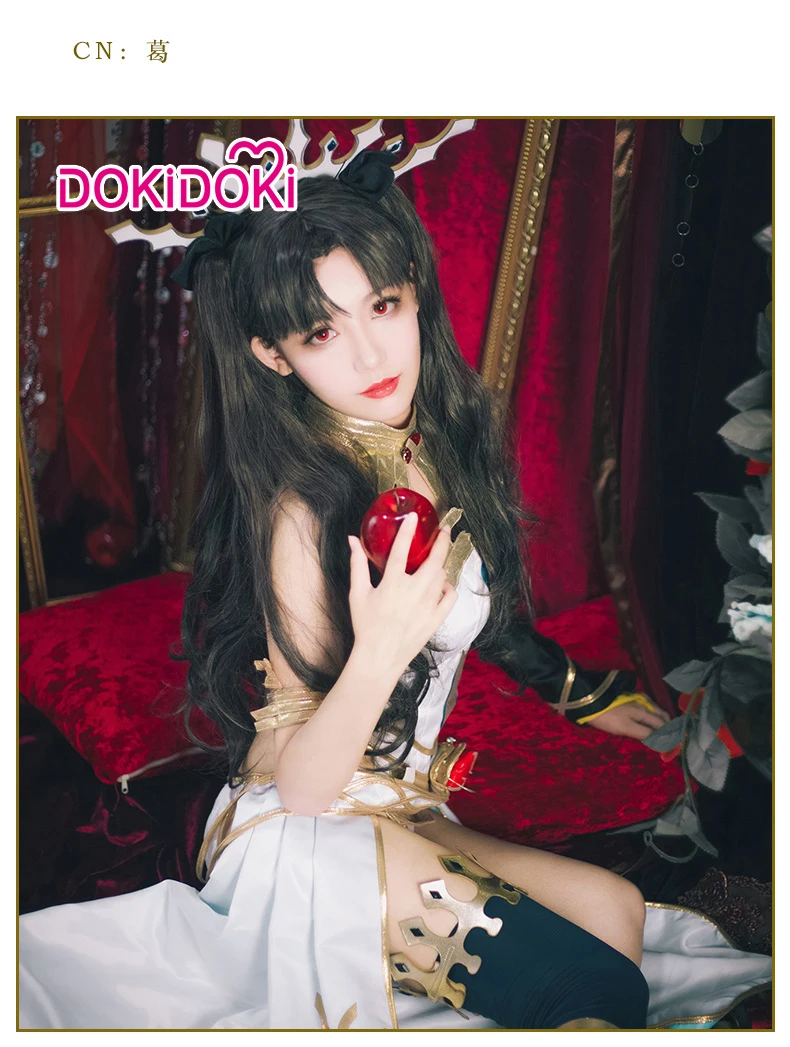 DokiDoki Game Fate Cosplay Game Fate/Grand Order Ishtar Cosplay Costume Ishtar White Costume Women