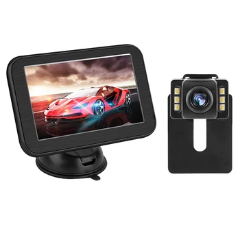 

5 Inch AHD Wireless Car Reversing Monitor Display Vehicle Auto Sn Rear View Back Up Recorder Wifi Camera