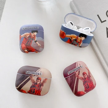 

Earphone Case For AirPods Pro Case Cartoon Cover SLAM DUNK Hanamichi Sakuragi Kaede Rukawa For Apple AirPods Pro 3 Case