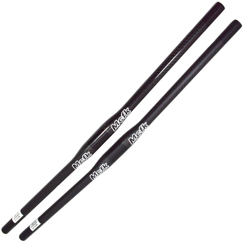 MCFK Mountain Bike 3K Full Carbon Fiber Handlebar, Bicycle Flat Bars, MTB Cycling Parts, Matte Glossy, 31.8mm, 600mm, 740mm