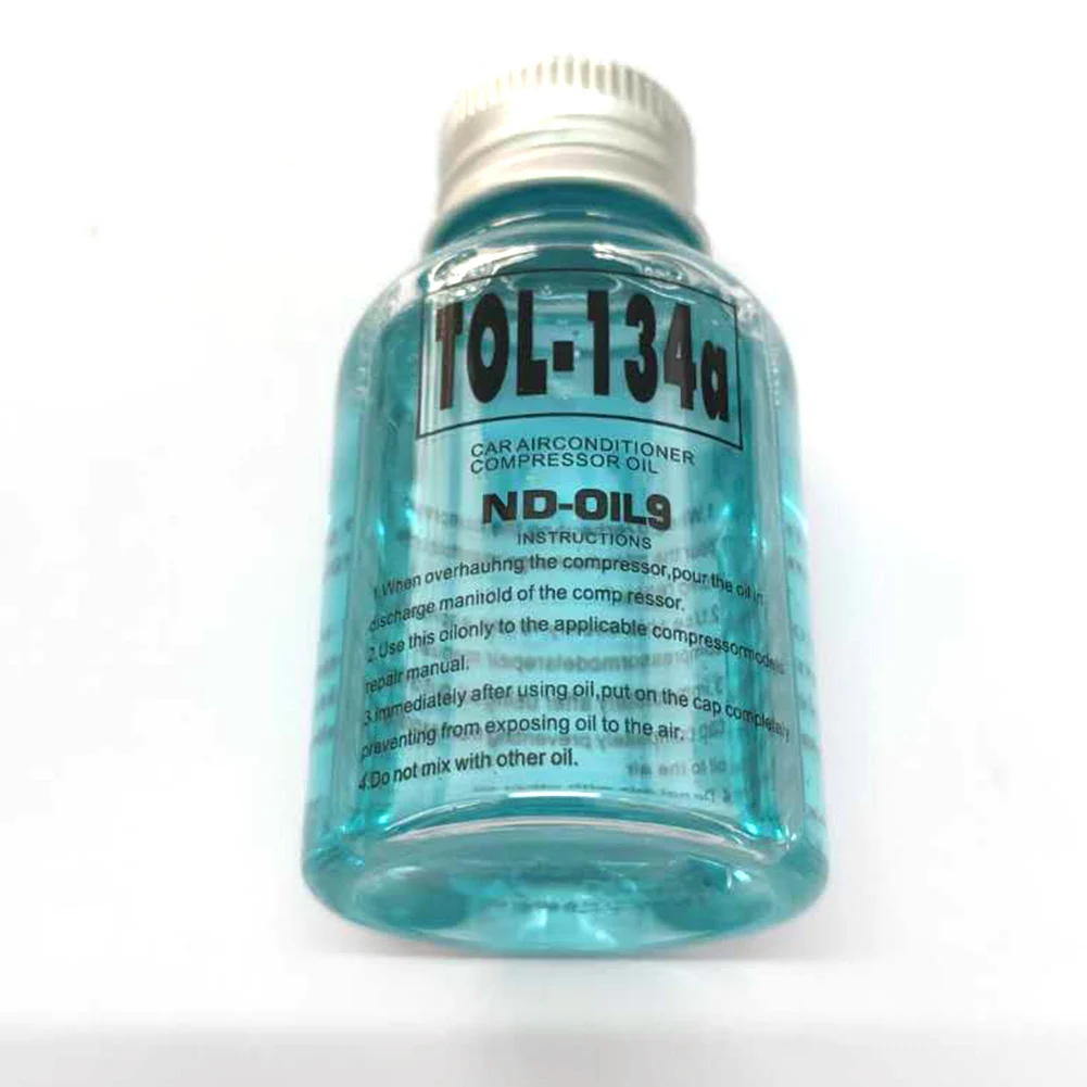 60G Refrigerant Oil R134A Refrigerating Machine Oil Compressor for Automobile Truck Bus Automobile Air Conditioning System