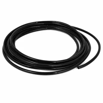 

Black Flexible 6mm Diameter Pneumatic Air PU Hose Pipe Tube 4.7Meters Length