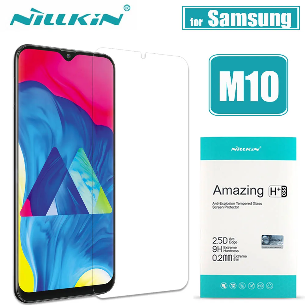 Nilkin для samsung Galaxy M10 стеклянный протектор экрана Nillkin 9H жесткий прозрачный защитный закаленное стекло для samsung M10 пленка