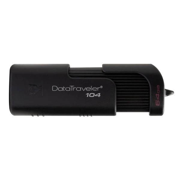 Флеш накопитель 64GB Kingston DataTraveler 104 USB 2.0 Черный