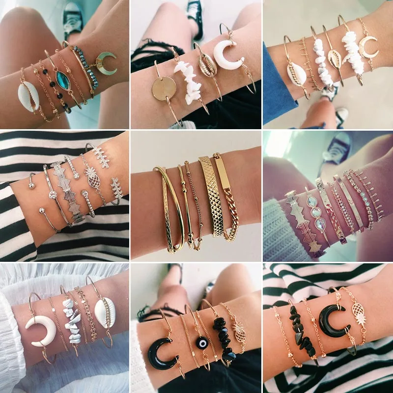 4 шт./компл. Классические со стрелками с округлым кристальных камней многослойный