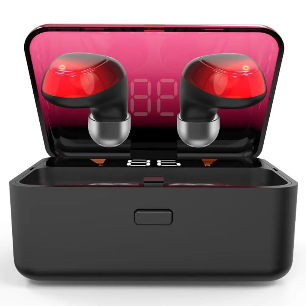 Bluetooth наушники 5,0 9D стерео беспроводные наушники ir ear игровая гарнитура IPX7 водонепроницаемый светодиодный Smart power