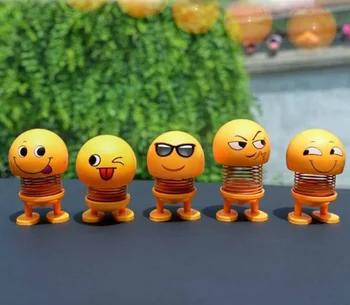 

Creative car decoration shaking head doll spring doll doll car ornament mini doll explosion cute funny car interior supplies