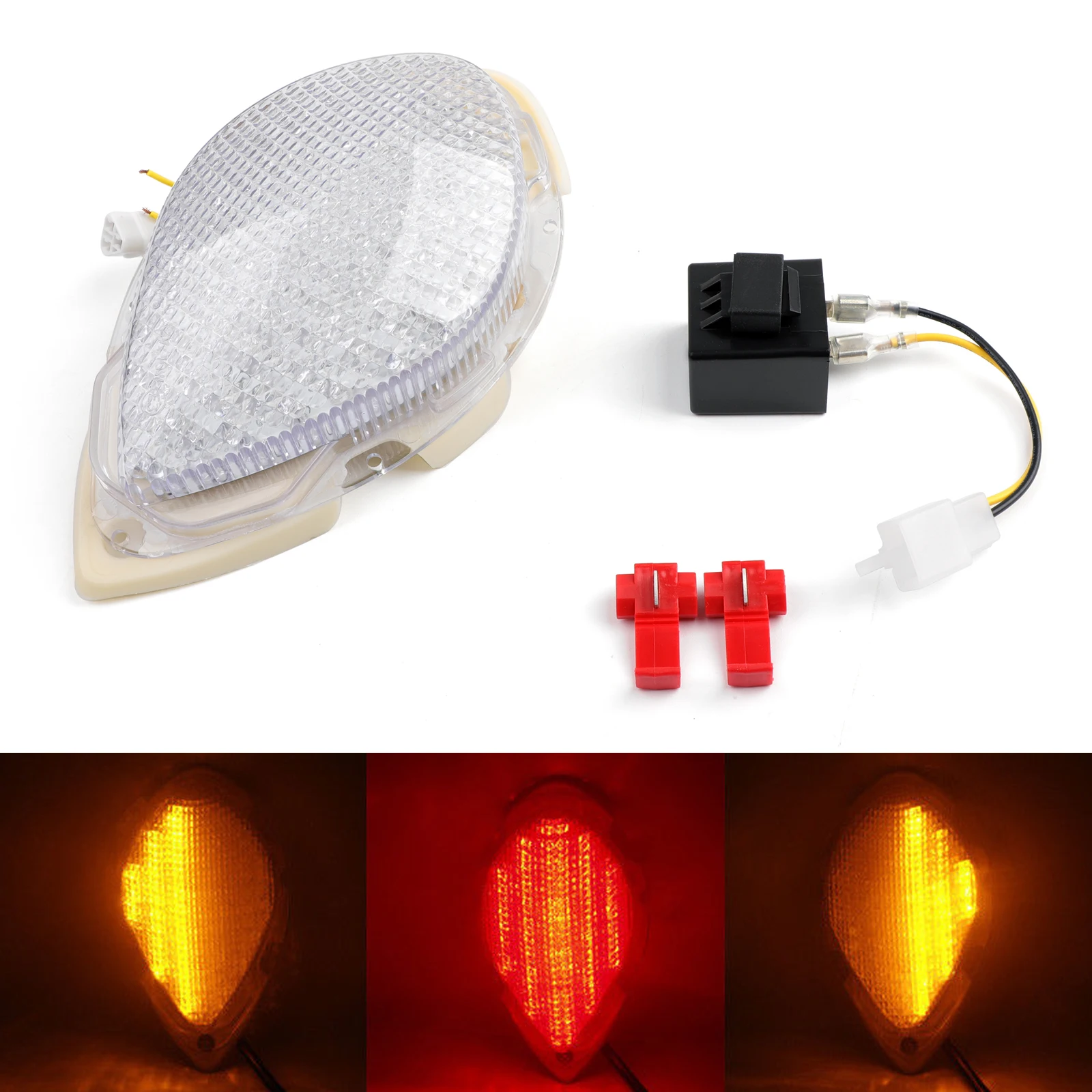 Areyourshop for Yamaha Roadstar 2004-2008 LED Taillight integrated Turn Signals Motorcycle Parts Lighting |