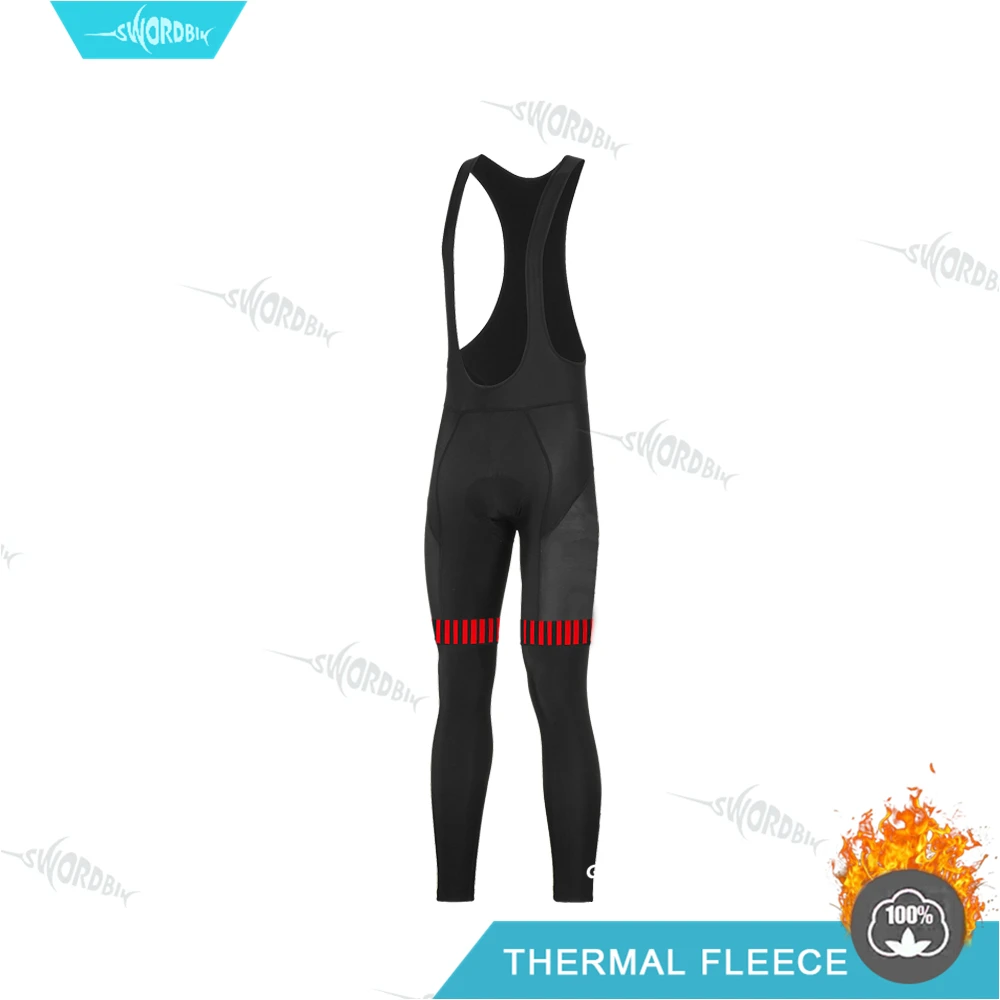 Bib Pants Pro Team Велоспорт Джерси для мужчин литье зимняя одежда для велоспорта термо флис с длинным рукавом MTB Одежда велосипедный комплект Ropa Ciclismo - Цвет: Bib Pants