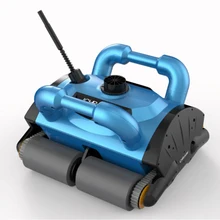 

Robotic pool cleaner ith 15m cable,swimming pool robot vacuum cleaner,pool cleaning equipment with caddy cart and CE ROHS SGS