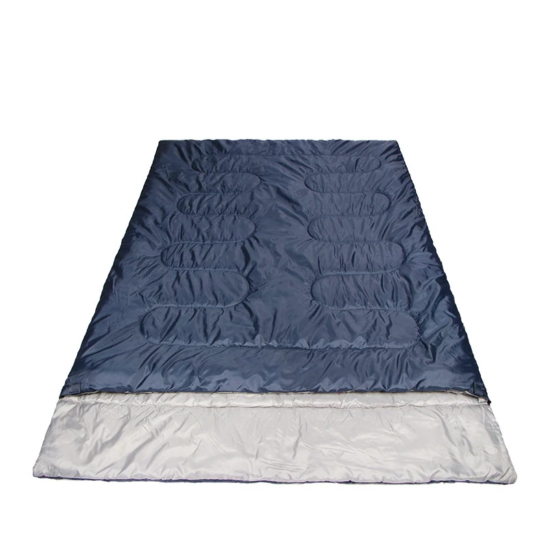 Спальный мешок для пары, 2,8 кг, сверхлегкий спальный мешок-конверт, открытый теплый спальный мешок для кемпинга, хлопковый зимний спальный мешок, удобный - Цвет: 2.8kg