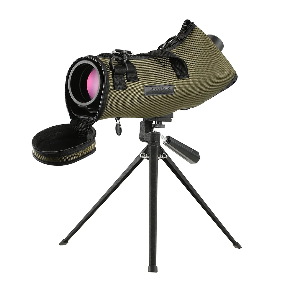 Eyeskey 20-60x60 угловой зрительный прицел BaK4 водонепроницаемый Fogproof портативный дорожный монокулярный телескоп с штативом чехол для переноски