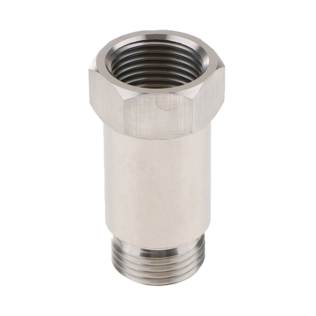 Замена 1 комплект автомобиля из нержавеющей стали M18x1.5mm O2 Датчик кислорода Bung расширяющая прокладка наборы адаптеров серебро
