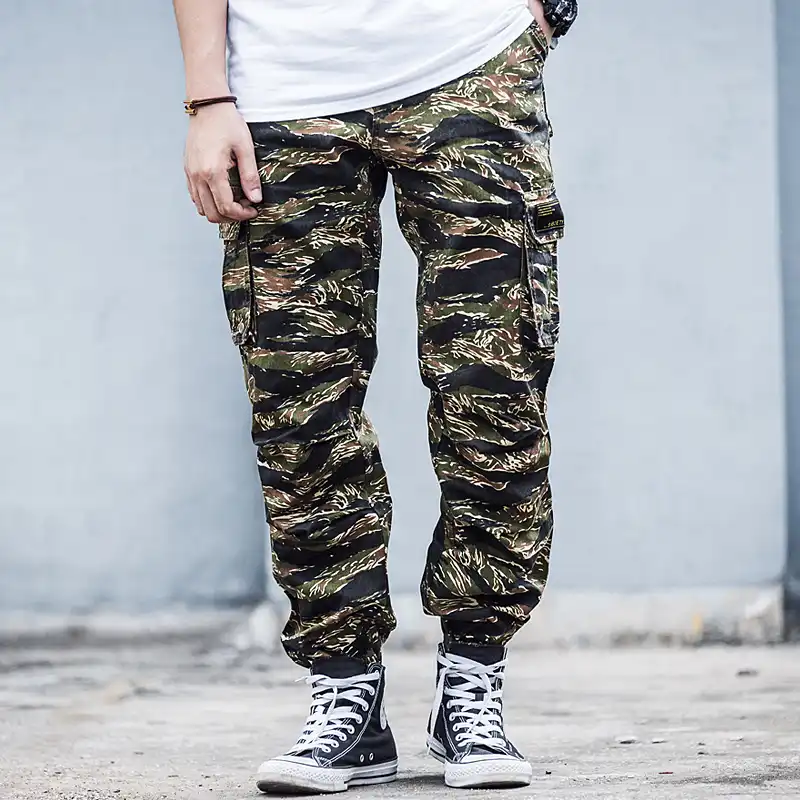Tiger stripe pants mens Clearance