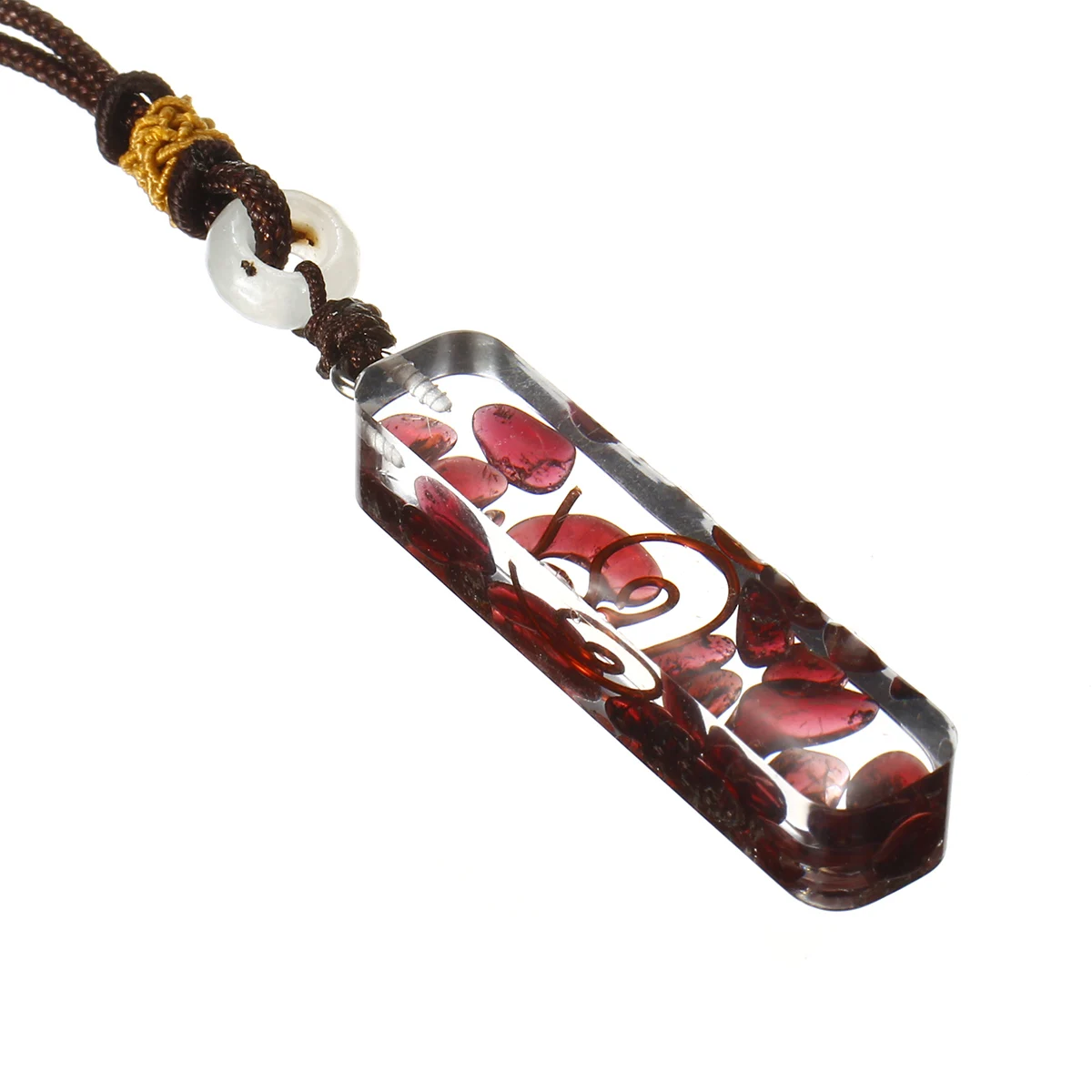 Подвеска Chakra Orgone, камни, натуральный камень, кулоны, кварцевый точечный целебный кристалл, мулит цвет, ожерелье ручной работы