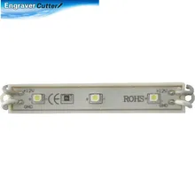 SMD 3528 водонепроницаемый светодиодный модуль(3 светодиодный s, белый светильник, 0,3 Вт, L78 x W15mm