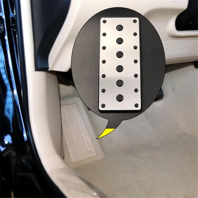 

Anti-skip Foot Rest Pedal Footrest Pad Cover Fit For Toyota Land Cruiser LC200 Camry Corolla RAV4 C-HR Lexus RX LX570 NX 200t ES