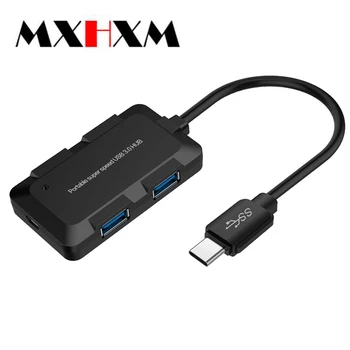 

New usb3.0 4in1 High Speed Network Splitter type-c 3.1 hub