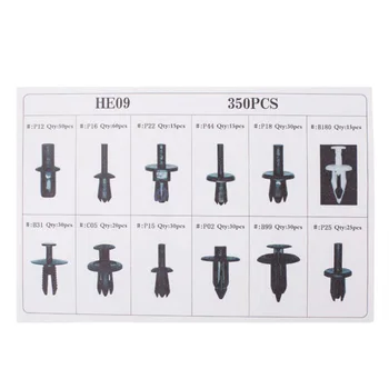 

Clip Rivets Replacement Assortments Kit Fender 350pcs Body Accessories