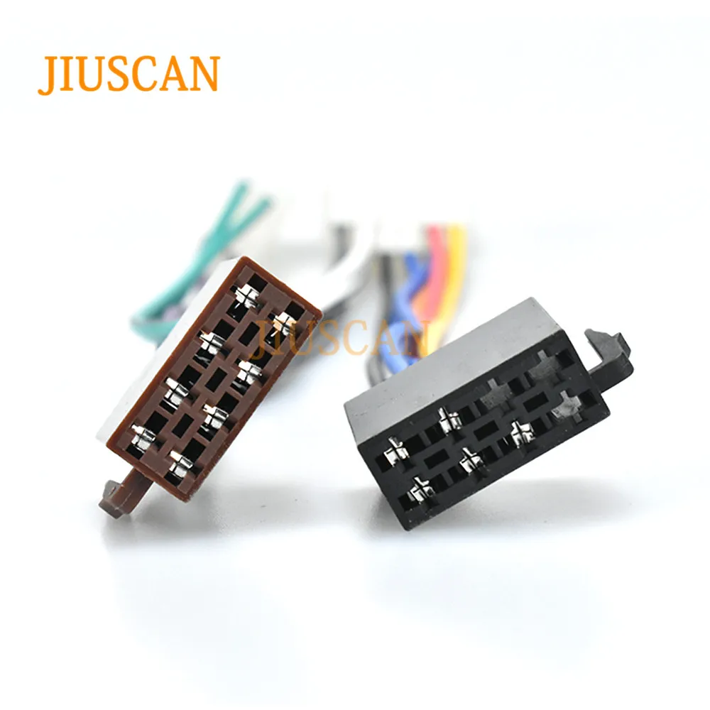 JIUSCAN 12-022 ISO автомобильный Радио адаптер кабель для питания и колонки для TOYOTA для LEXUS для DAIHATSU