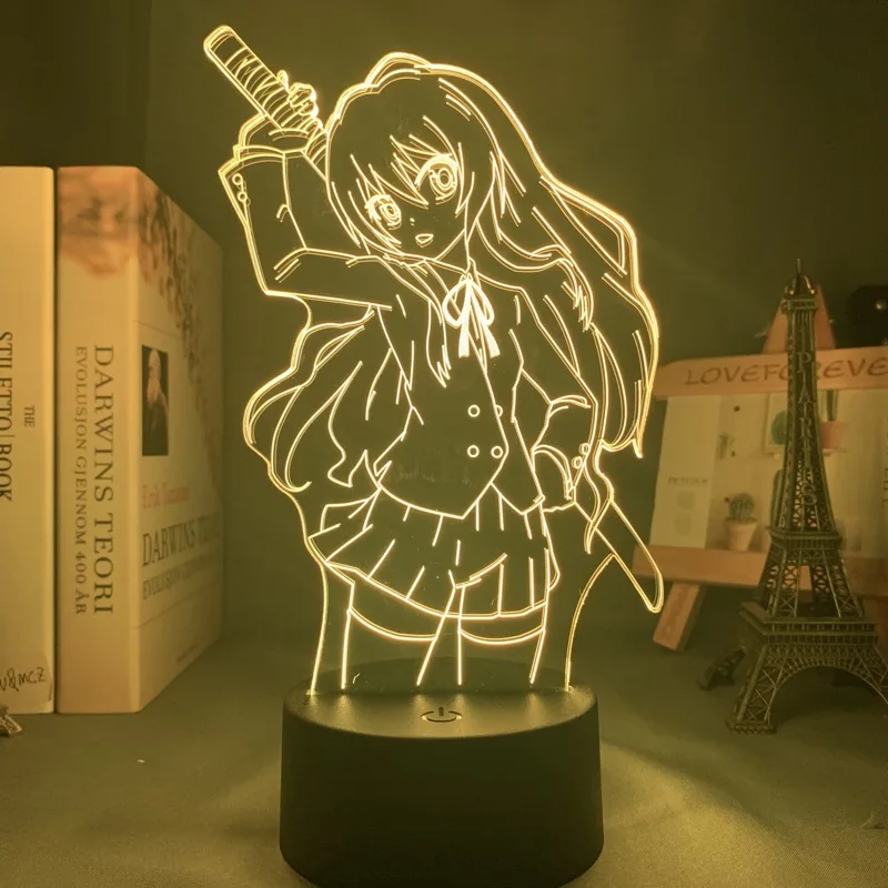 Светодиодный ночсветильник Toradora Taiga Aisaka для спальни декоративный подарок