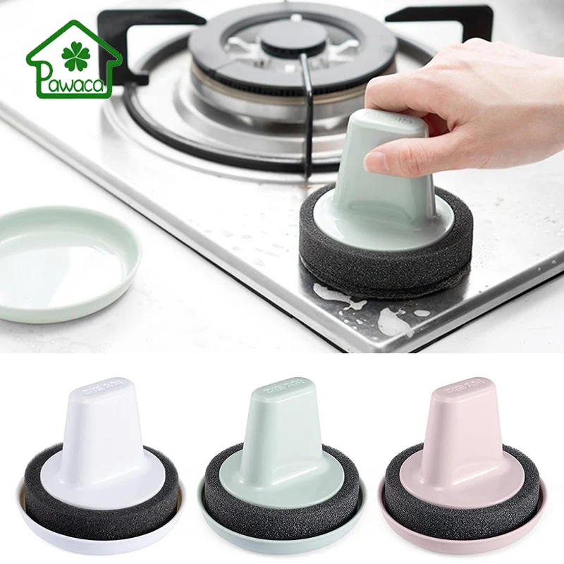 3 цвета кухонная Чистящая Щетка с поддоном домашняя очистка от накипи наборы для