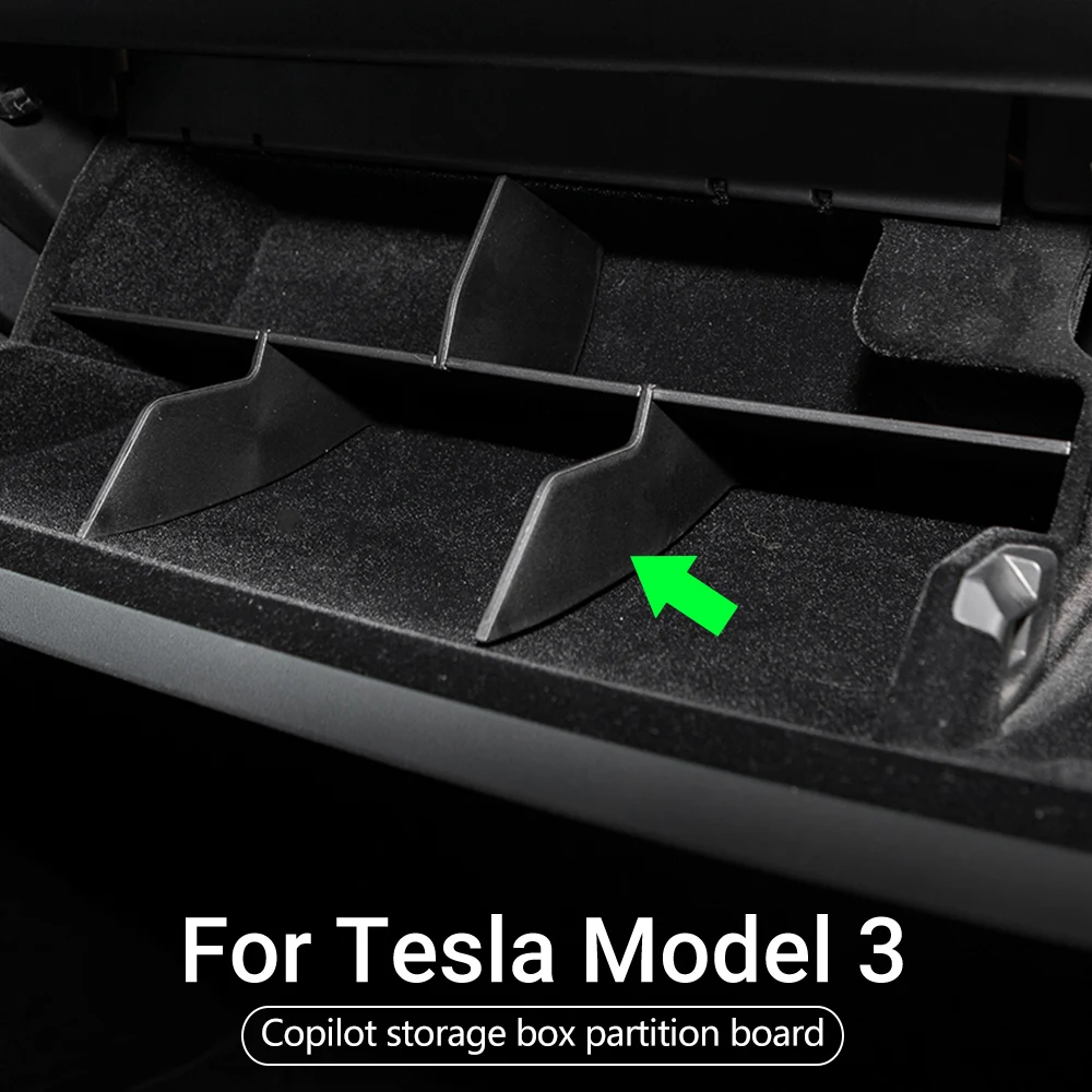 Автомобильный контейнер для хранения Copilot Model3 Tesla аксессуары Model 3 многослойная