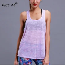 Женские рубашки для йоги без рукавов, прозрачная одежда для спортзала, тренировочные рубашки для фитнеса, однотонная спортивная одежда, женский спортивный костюм с открытой спиной