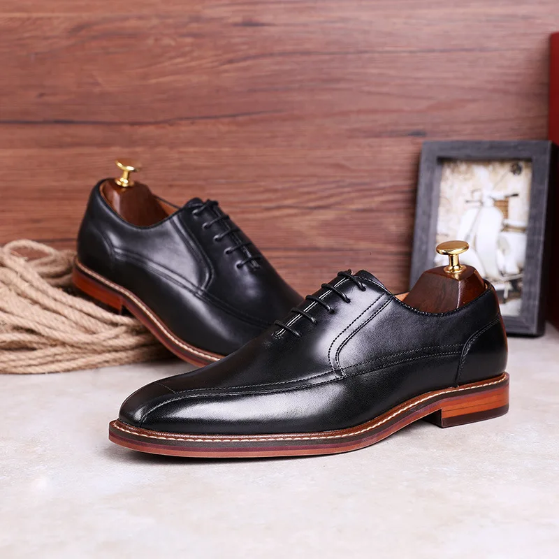 

Layer Cowhide Correct Dress Male Shoe Soft Haibo Li Pig In Leather Rubber Will Bottom Business Affairs Leisure Time Male Shoe