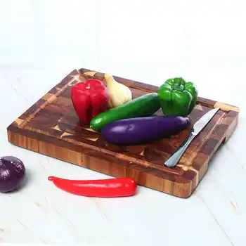 

Wooden Chopping Board Bread Vegetables Fruits Cutting Mats Kitchen Cooking Tool Chopping Serving Tray Platter Knives Accessories