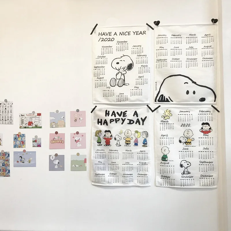Peanuts Rogue календарь с собаками 2020 ткань коллекция коробка открытка клип набор стол