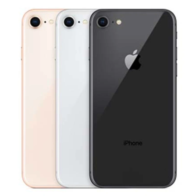 Разблокированный Apple iPhone 8 2 ГБ Оперативная память 64/256 ГБ Встроенная память Беспроводной зарядки отпечатков пальцев LTE операционная система iOS мобильного телефона 12MP гекса-core мобильного телефона
