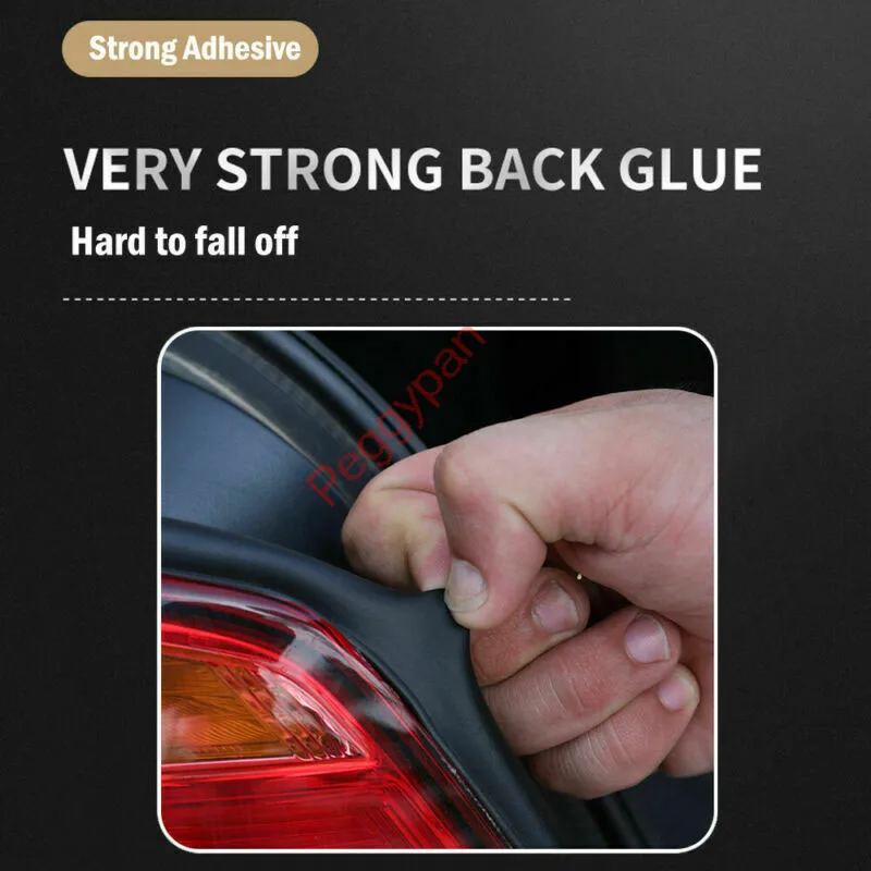 Door Seal Strip Kit Self Adhesive Window Engine Cover Soundproof Rubber Weather Draft Wind Noise Reduction For Lincoln Nautilus