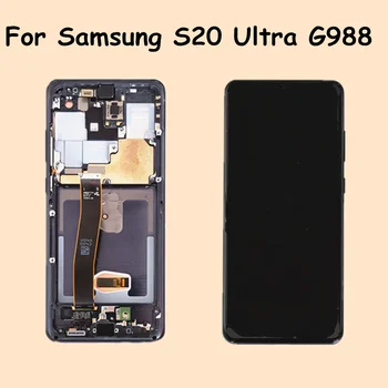 

6.9'' Original LCD For Samsung S20 Ultra G988 LCD Display Touch Screen Digitizer Display For Samsung S20 Ultra LCD With Frame