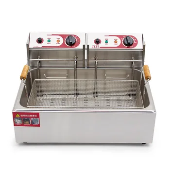 

20L long Basket Electric Potato Chips Fryer Machine Potato frying Machine