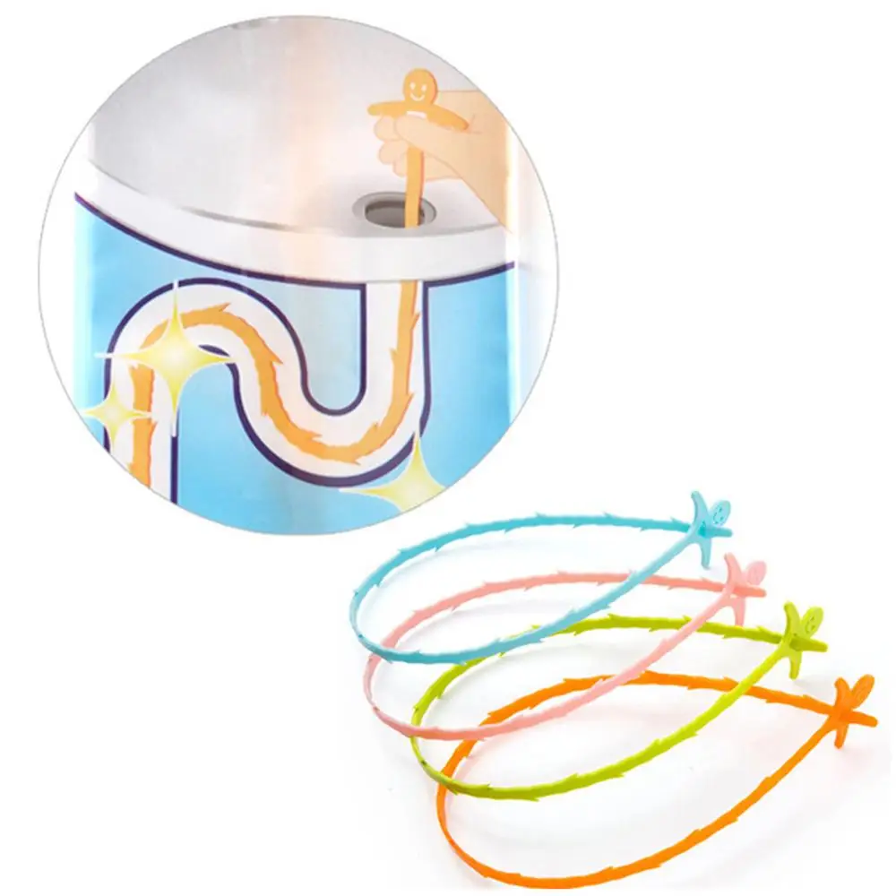 

Kitchen Smile Face Shaped Hair Cleaner Water Sink Blocking Helper Sewer Dredge Toilet Dredge Cleaner Tool