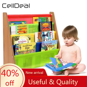 

CellDeal Children Kids Book Storge Rack Bookcase Bookshelf Tidy Book Shelf Furniture Shelves for Books Bedroom Shelving