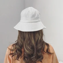 Повседневная Рыбацкая шляпа, модная дамская дикая одноцветная Милая шляпа, осенняя зимняя ветрозащитная темпераментная индивидуальность