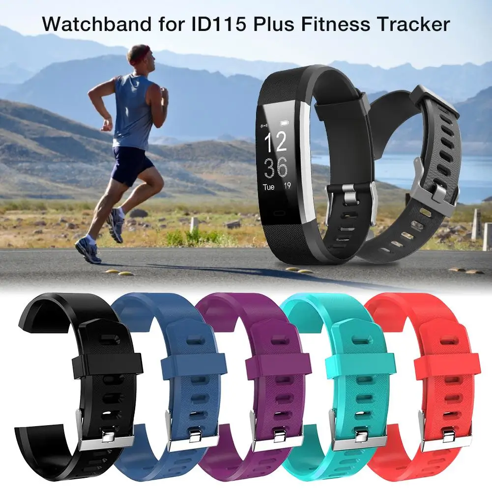 

Silicone Replacement Wrist Strap For ID115 Plus Smart Bracelet Soft Comfortable Wrist Band Accessories