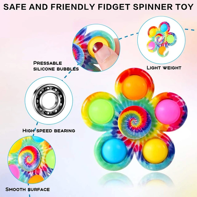 5 Sides Fidget Spinner Colorful Spinning Top Antistress Hand Spinner Finger  Sensory Toy Stress Reliever Anxiety Children Toys - AliExpress