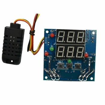 

12V Intelligent Temperature Humidity Controller Relay Thermostat Module AC/DC NC99