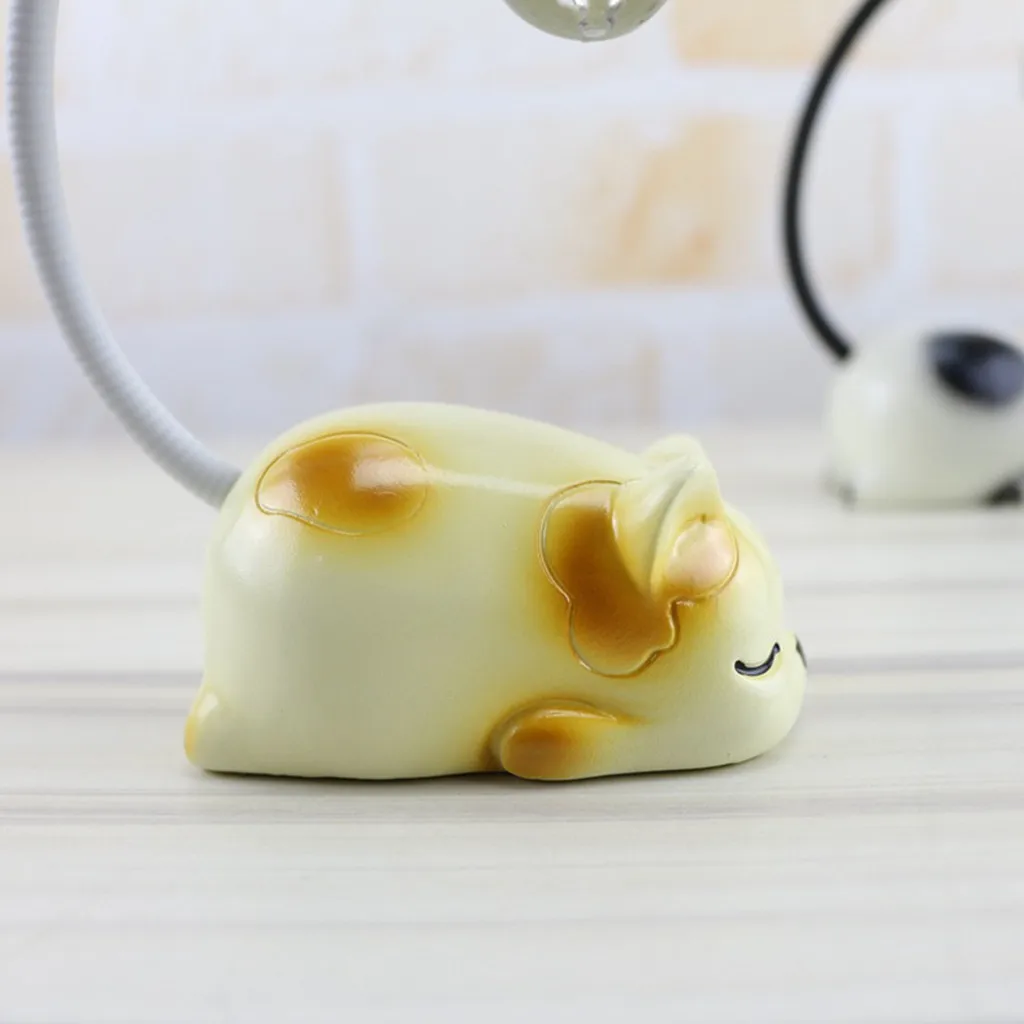 Lighting Decorative Lamp Cute Cat Pig Night Light Resin Crafts Table Decor Lamp Lampara Wedding Party Decoration Lampara