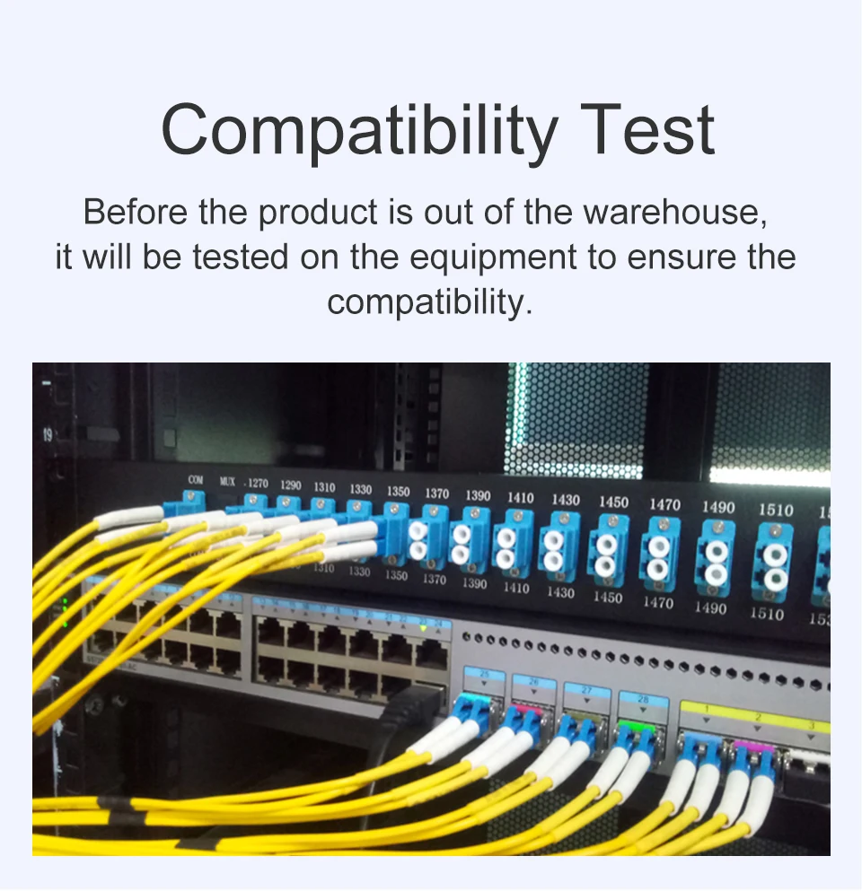 high quality 8 channel CWDM 1U rack mount 8