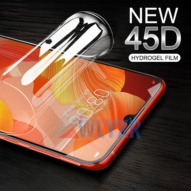 Защитная Гидрогелевая пленка для Huawei P20 Lite P30 Pro Honor 20 9X 8X 10 Mate20 45D | Мобильные