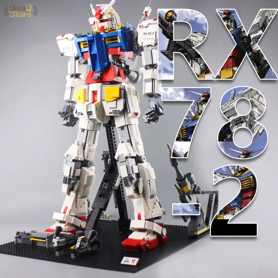 Робот блок супер робот война меха Классическая модель Gundam 18K 1:60 3500 шт.
