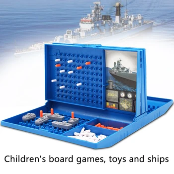 

For Kids Board Game Retro Strategy Sea Battle Toy Home Adults Classic 2 Players Develop Intelligence Family Interactive