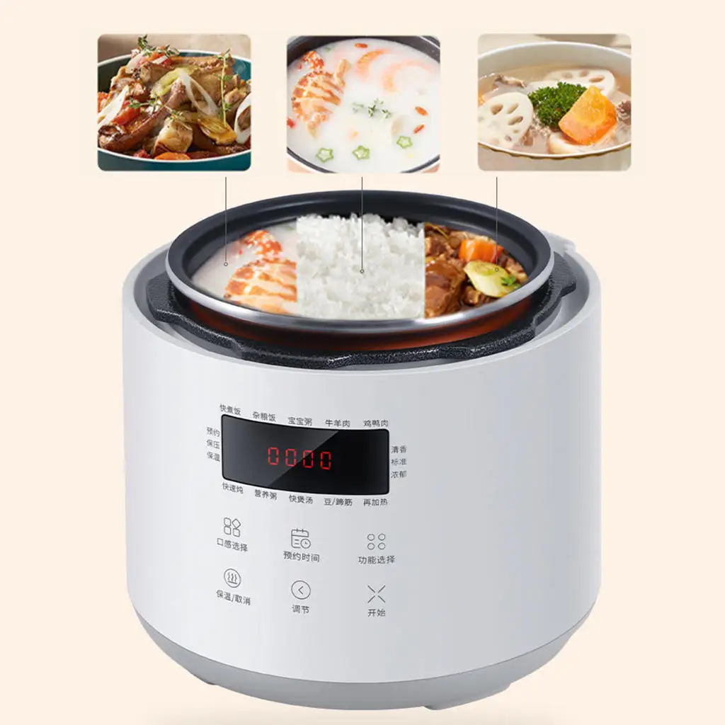Non Stick Rice Cooker cook Smart Anti Scalding Pressure Cooker for 1 2