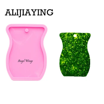 

DY0113 DIY Shiny Vase jar Key ring decoration molds keychain silicone epoxy resin molds not sticky