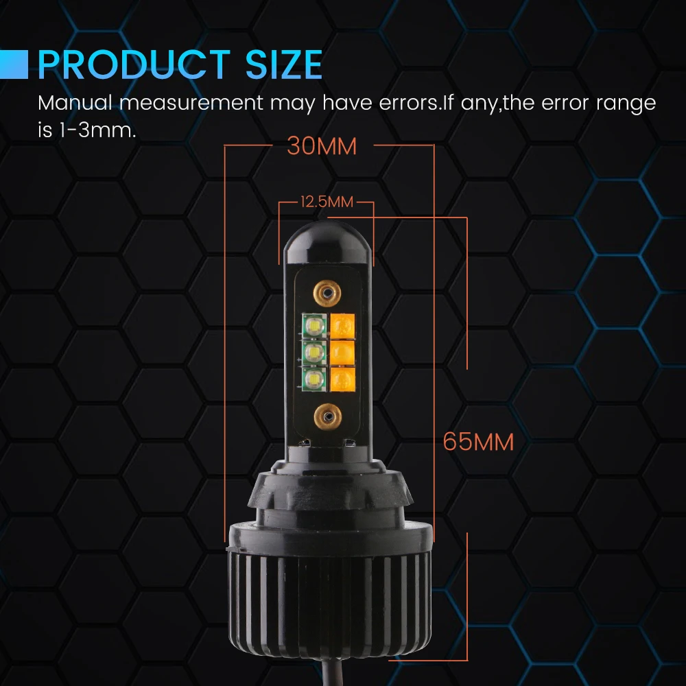YM E-яркий 2 шт. P21W BA15S PY21W BAU15S 3156 7440 ошибок светодиодный Canbus НЕ Hyperflash Автомобильные дневные огни указатель поворота дневные ходовые огни 12V белый+ янтарный